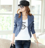 Jaqueta Leather AZUL