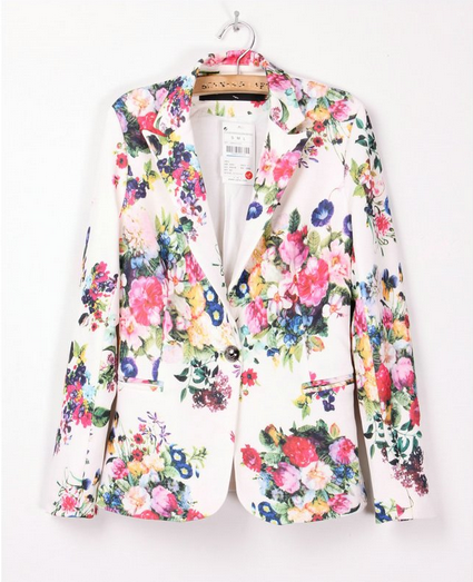 Blazer Chic Floral
