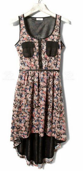 Vestido Flower Pocket