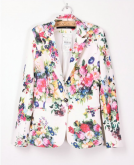 Blazer Chic Floral